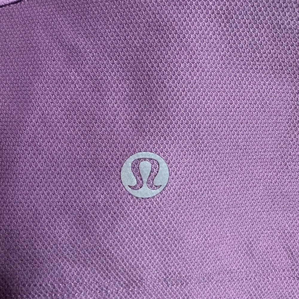 EUC Lululemon Mesh Back Cropped Train Tank - Picture 3 of 5